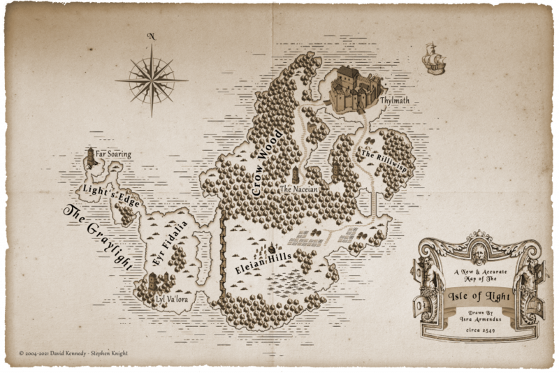 Image of a Map of The Isle of Light